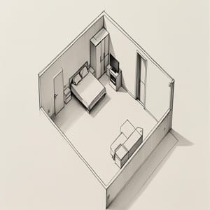 1+0 Günlük Kiralık Daire