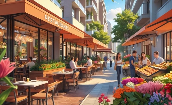 Günlük daire çevresi ve çevresindeki olanaklar