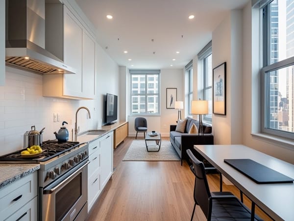 Samsun Atakum'da mutfaklı modern apart otel dairesi