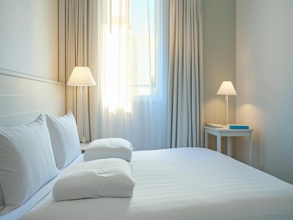 Samsun'da ekonomik ve temiz bir otel pansiyon odası yatağı